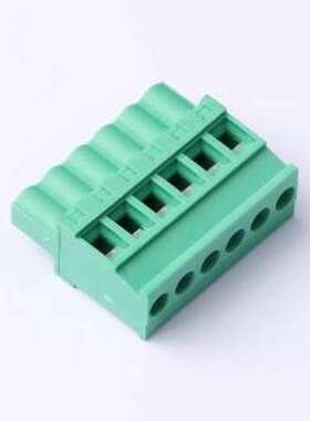 MX2EDGKB-5.08-06P-GN01-Cu-Y-A 插拔式接线端子 5.08mm 排数:1