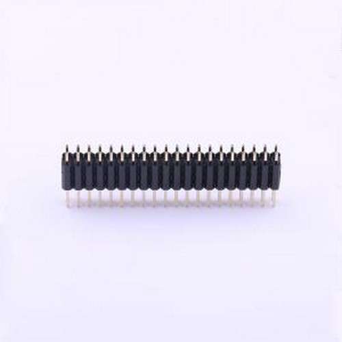 B-2100S40P-E000 排针 间距:2.54mm 2x20P 直插 插件,P=2.54mm