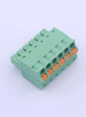 15ETYKD-3.81-06P-14-00AH 插拔式接线端子 3.81mm 1x6P 排数:1