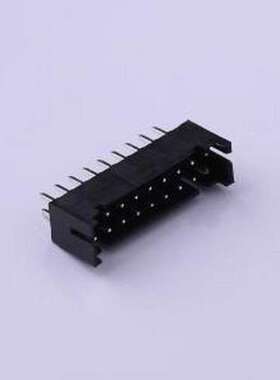 HX20016-18A black 线对板针座 2x9P 间距:2mm 直插 黑色 插件,P=