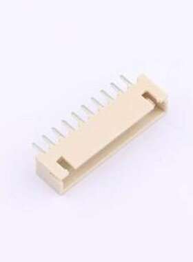 WAFER-XH254Z-10AM 线对板针座 XH直针10P 耐高温米色 插件,P=2.5