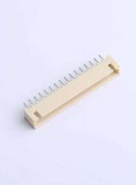 HCZZ0126-16 线对板针座 1x16P 间距:2.54mm 直插 系列:XH 米色