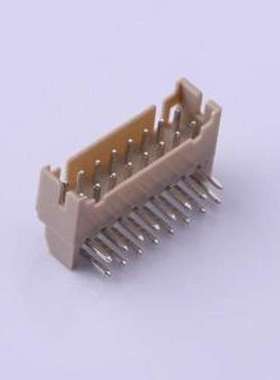 A2004WR-2X08P 线对板针座 2x8P 间距:2mm 弯插 弯插,P=2mm