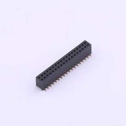 X1321FVS-2x18-C43D48 排母 间距:1.27mm 2x18P 立贴 SMD,P=1.27m