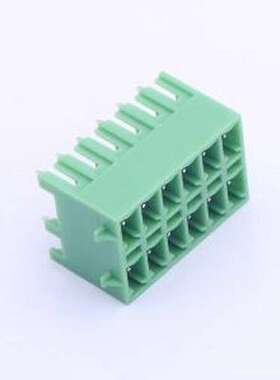 KF2EDGKVG-3.81-2*6P 插拔式接线端子 3.81mm 插件,P=3.81mm