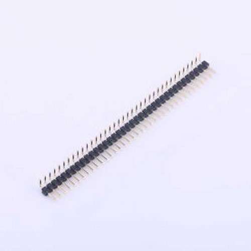 X4611WR-37I-C40D28 排针 1x37P 间距:2mm 方针 弯插,P=2mm