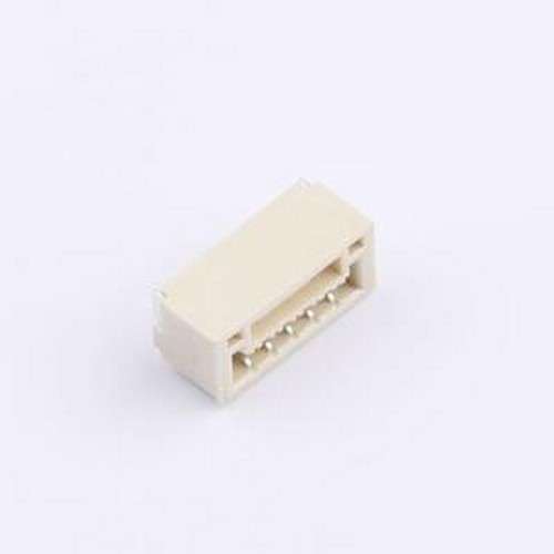 XD-GH-5PWT 线对板针座 1x5P 间距:1.25mm 卧贴 系列:GH SMD,P=1.