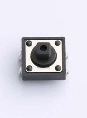 Q1L732210 轻触开关 12*12*7.3 四脚插件 260GF 方头 插件-4P,12x