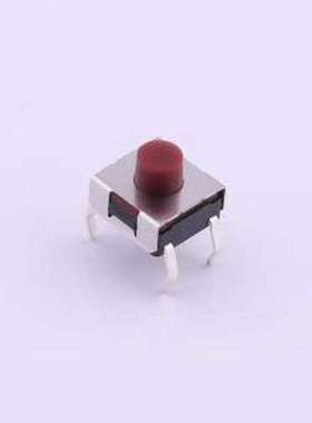 DTSHW-67N-V-B 轻触开关 6.2*6.3*5.2mm 直插 轻触开关 插件,6.2x