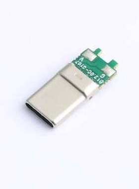 U261-242N-4BS65-PC-1P USB连接器 Type-C 公 焊线式