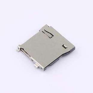 01C 停产 SD卡 车规级防震TF01卡座 SMD 存储卡连接器