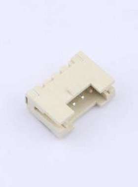 HDGC1500WRA-S-4P 线对板针座 DHGC1.5带扣卧贴 4P SMD,P=1.5mm,