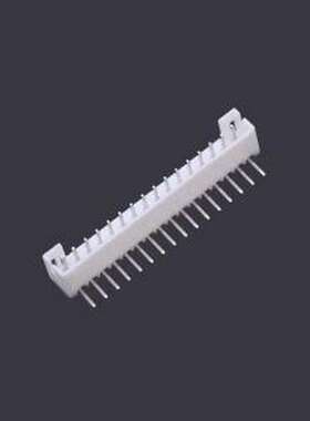 PH-16AW 线对板针座 1x16P 间距:2mm 弯插 系列:PH 白色 弯插,P=2
