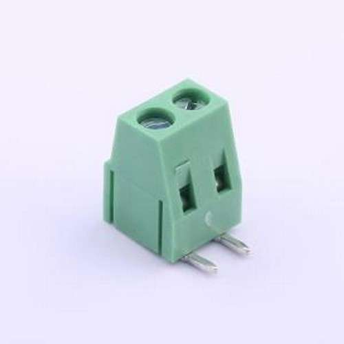 DB128R-5.0-2P-GN-S 螺钉式接线端子 5mm 1x2P 排数:1 每排P数:2