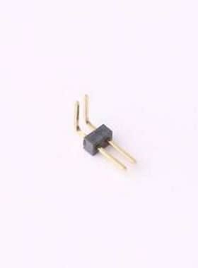 GPCB101-0202A003C1AA 排针 1x2P 间距:1mm 方针 弯插 弯插,P=1mm