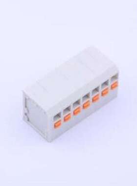 KF239-3.81-7P 弹簧式接线端子 1x7P 3.81mm 每排P数:7 排数:1 插