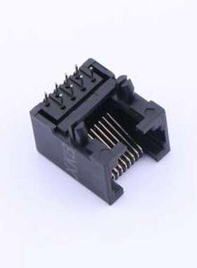 X08ADIWA1DY1017 以太网连接器(RJ45 RJ11) 弯插 不带LED 插件
