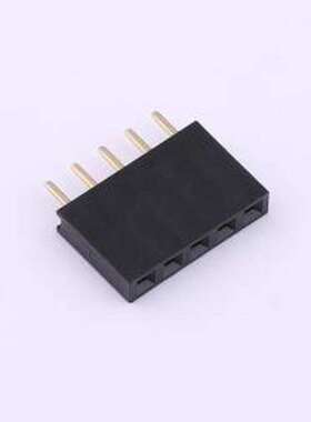 PM254V-11-05-H85 排母 间距:2.54mm 1x5P 直插 插件,P=2.54mm