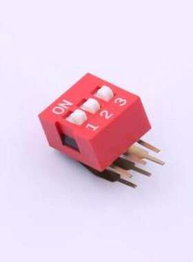 SMWA-03R-TP 拨码开关 间距2.54mm 3位拨码开关