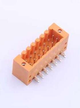 KF2EDGERM-3.5-2*7P 插拔式接线端子 螺丝固定 3.5mm 弯插,P=3.5m