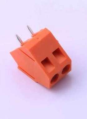 DB103-5.0-2P-OG-S 螺钉式接线端子 5mm 1x2P 排数:1 每排P数:2