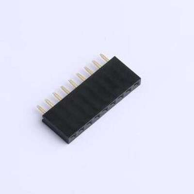 CSHA101-0902A001A1AA 排母 1x9P 间距:2.54mm 直插 插件,P=2.54m