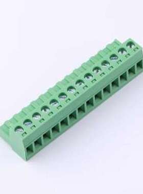 DB2EK-5.0-14P-GN-S 插拔式接线端子 5mm 排数:1 每排P数:14 绿色