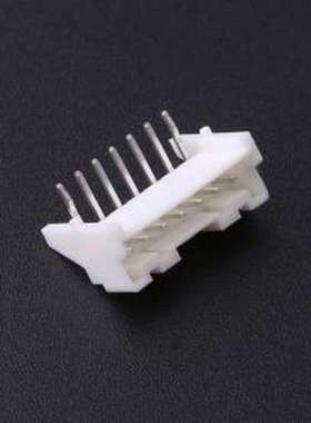IPCW211W17NW01R 线对板针座 1x7P 间距:2mm 弯插 系列:PA 白色