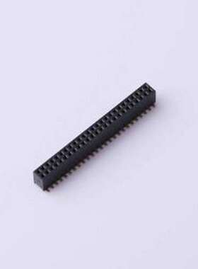 X1321FVS-2x25-C43D48 排母 间距:1.27mm 2x25P 立贴 SMD,P=1.27m