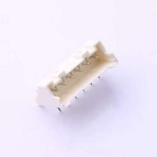 1x6P 线对板针座 间距 2.5mm P=2.5mm M2508R 弯插 06P