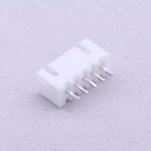 B5B-XH-AM(LF)(SN) 线对板针座 1x5P 间距:2.5mm 直插 系列:XH 白