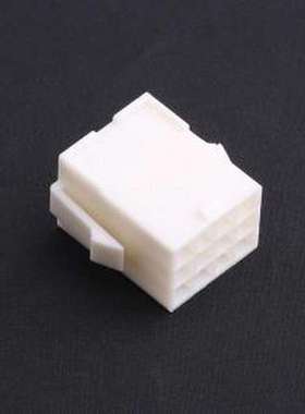 HX41406-12R 胶壳(线对板/线对线) 4.14mm 3x4P 白色 P=4.14mm