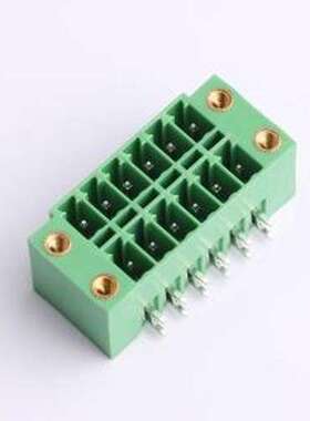 JL15EDGKNRM-38112G01 插拔式接线端子 螺丝固定 3.81mm 插件,P=3