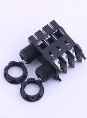 PJ-625AK 音频连接器(耳机) 6.35mm耳机座 三件套 插件