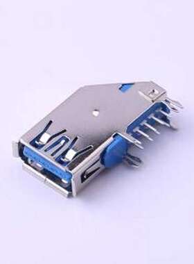 FUS314-FDBU1K USB连接器 USB A型 9触点 90°插件 母座 (3.0) 插