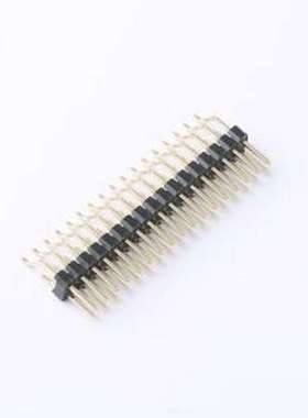 X6521WRS-2x17H-C60D75 排针 2x17P 间距:2.54mm 方针 SMD,P=2.54