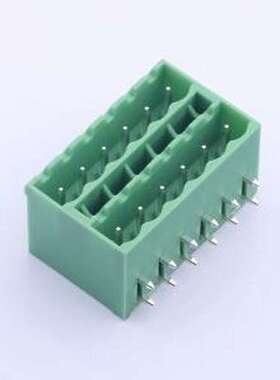 KF2EDGKRCH-5.0-2*6P 插拔式接线端子 5mm 弯插,P=5mm