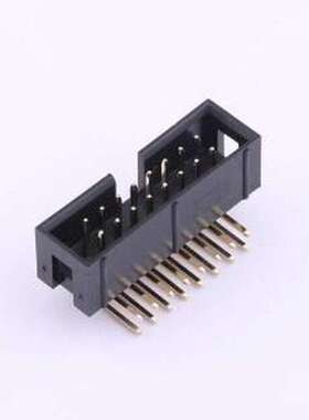 XDFH-0259-2*8P IDC刺破式连接器(牛角/简牛) 2U镀金PH2.54MM-2*8