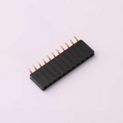 X6511FRS-11-C85D30 排母 间距:2.54mm 1x11P 卧贴 SMD,P=2.54mm,