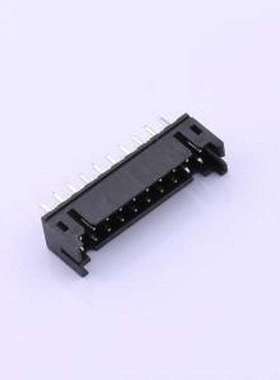 IPCW207W2ANB01V 线对板针座 2x10P 间距:2mm 直插 黑色 插件,P=2