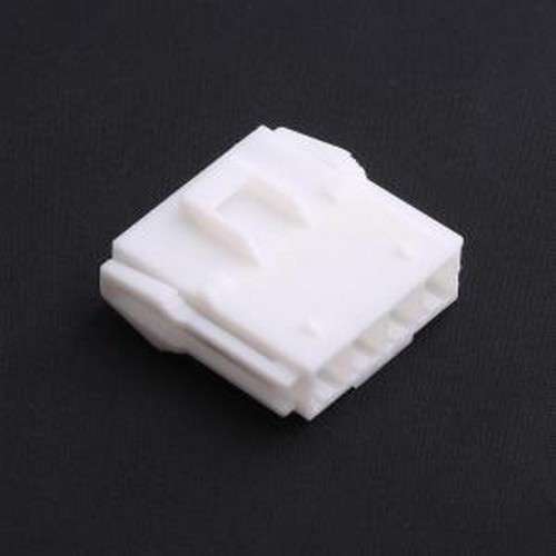 HX62008-4RN 胶壳(线对板/线对线) 6.2mm 1x4P 白色 P=6.2mm