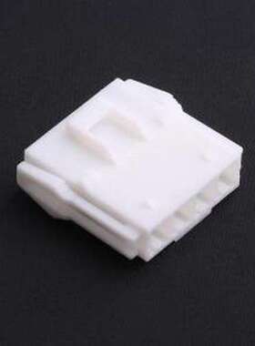 HX62008-4RN 胶壳(线对板/线对线) 6.2mm 1x4P 白色 P=6.2mm