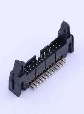 X9555WR-2x12A-PTV01 IDC刺破式连接器(牛角/简牛) PBT料,黑色,长