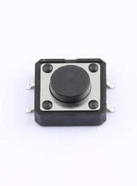HX TS125TP 250gf 009 轻触开关 12x12x5mm 立贴 轻触开关 插件,1