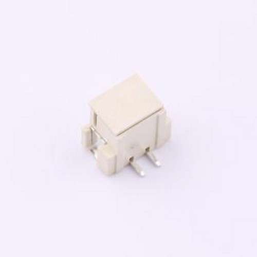 WF-1E254B2P 线对板针座 间距2.54mm 带扣 立贴 1x2P SMD,P=2.5mm