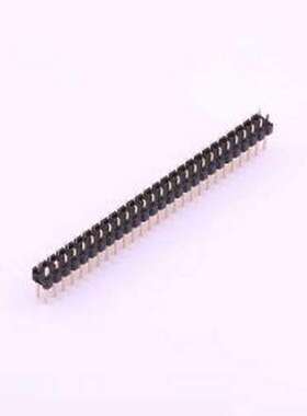 X6521WV-2x27H-C60D30 排针 2x27P 间距:2.54mm 方针 插件,P=2.54