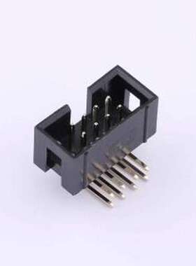 CS-1200R-2*4L=16/21PA6T 线对板针座 BH2.54 90度 8P L16/21 PC3