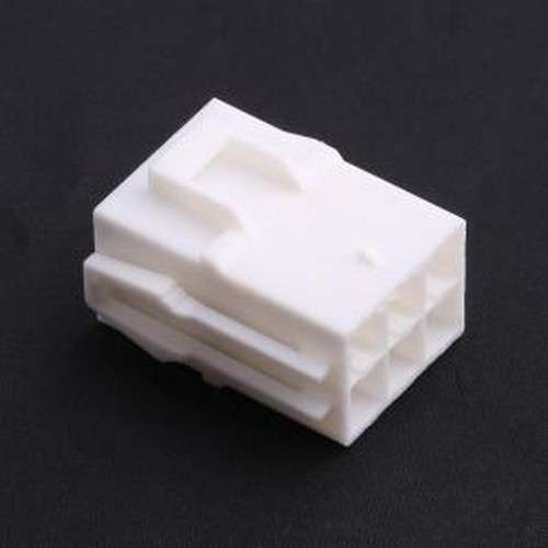 HX62008-6R 胶壳(线对板/线对线) 6.2mm 2x3P 白色 P=6.2mm