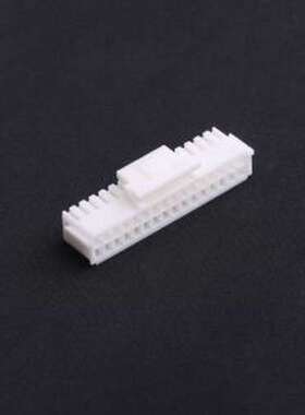 HX20028-32Y 胶壳(线对板/线对线) 2x16P 2mm 白色 P=2mm