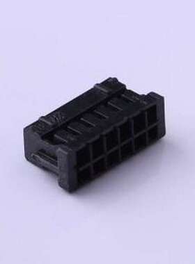 HX20012-12Y black 胶壳(线对板/线对线) 2mm 2x6P 黑色 P=2mm